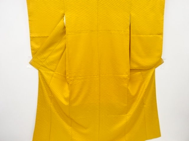 斜め縞模様織出し二尺袖着物